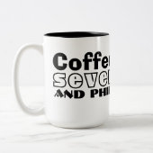 Jonathan Swift's citaat over koffie Mok 2 (Links)