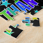 "JONATHAN" Voornaam, geun "HAPPY BIRTHDAY" Legpuzzel (Zijkant)