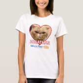 Jonathan - Women's Basic Crew Neck T-shirt, White T-shirt (Voorkant)