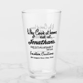 Jonathan's Restaurant, Niles, IL Glas (Voorkant)