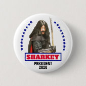 Jonathon Sharkey voor President Ronde Button 5,7 Cm (Voorkant)