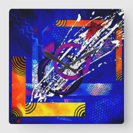 JONCTIE van Christèle Chabrette Vierkante Klok