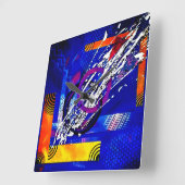 JONCTIE van Christèle Chabrette Vierkante Klok (Hoek)