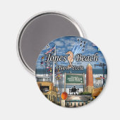 Jones Beach jpg Magneet (Voorkant / Achterkant)