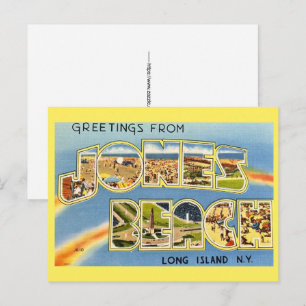 Jones Beach Long Island Ansichtkaart Briefkaart