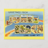 Jones Beach Long Island Ansichtkaart Briefkaart (Voorkant)