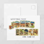 Jones Beach Long Island New York Briefkaart (Voorkant / Achterkant)