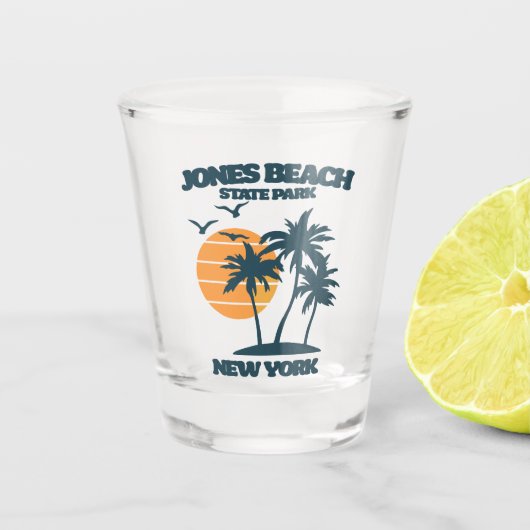 Jones Beach Long Island, Verenigde Staten Shot Glas (Voorkant)
