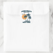 Jones Beach Long Island, Verenigde Staten Vierkante Sticker (Tas)