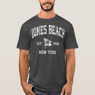 Jones Beach New York NY  Boat Anchor Flag T-shirt