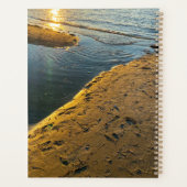 Jones Beach New York NY LI Strand Zonsondergang Planner (Achterkant)