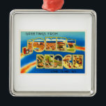 Jones Beach New York NY Vintage Travel Souvenir Metalen Ornament<br><div class="desc">Jones Beach,  New York NY

Een nostalgisch,  vintage reissouvenir briefkaart afbeelding,  een authentiek retrodesign. Groeten van de Amerikaanse Travelog Virtual Touring Company!</div>