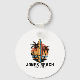Jones Beach New York Surfen Surfer _1 Sleutelhanger