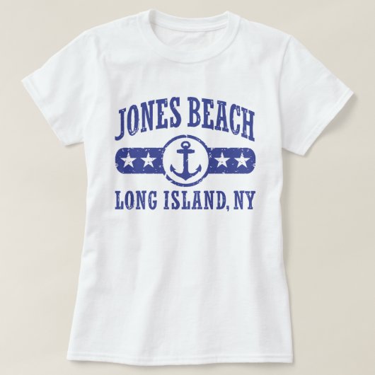 Jones Beach New York T-shirt (Design voorkant)