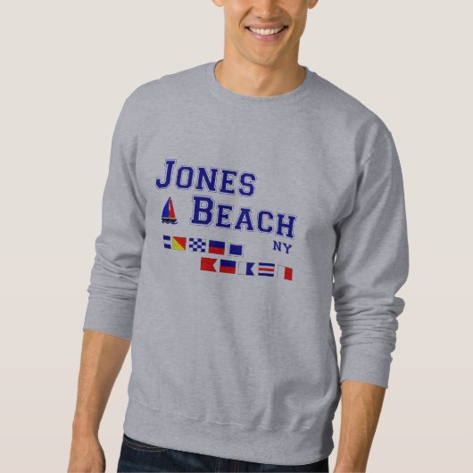 Jones Beach NY Signal Flags Trui (Voorkant)