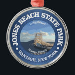 Jones Beach SP Metalen Ornament<br><div class="desc">Jones Beach State Park,  Long Island,  NY.</div>