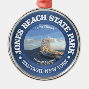 Jones Beach SP Metalen Ornament