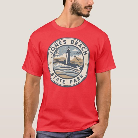 Jones Beach State Park New York T-shirt (Voorkant)