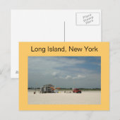 Jones Beach Umbrella Stand Briefkaart (Voorkant / Achterkant)