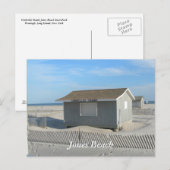 Jones Beach Umbrella Stand Briefkaart (Voorkant / Achterkant)