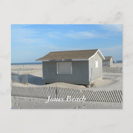 Jones Beach Umbrella Stand Briefkaart (Voorkant)