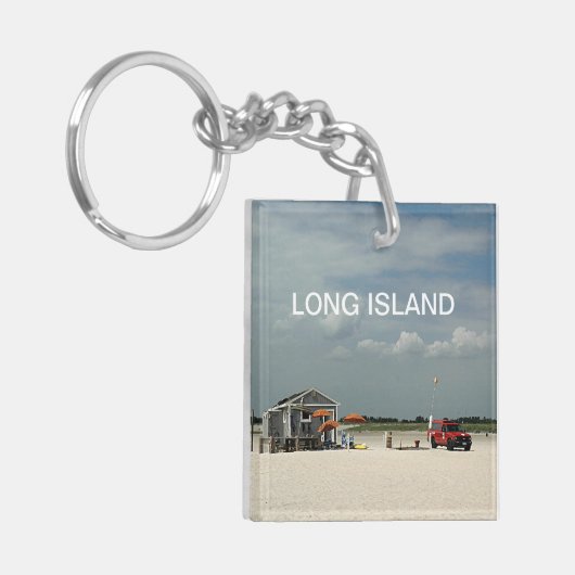 Jones Beach Umbrella Stand Sleutelhanger (Voorkant Links)