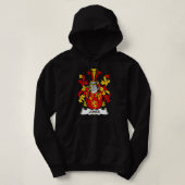 Jones Coat of Arms Family Crest Hoodie (Design voorkant)