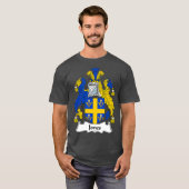 Jones Coat of Arms Family Crest T-shirt (Voorkant volledig)