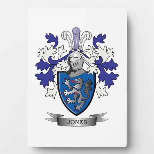 Jones Coat of Arms Fotoplaat (voorkant)