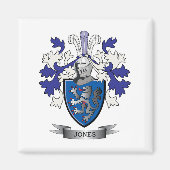 Jones Coat of Arms Magneet (Voorkant)