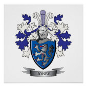Jones Coat of Arms Perfect Poster (Voorkant)