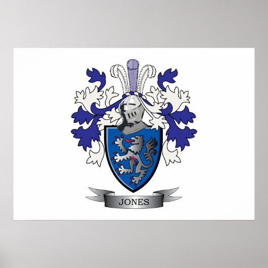 Jones Coat of Arms Poster (Voorkant)