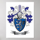 Jones Coat of Arms Poster (Voorkant)