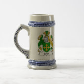 Jones Coat of Arms Stein - Family Crest Bierpul (Links)