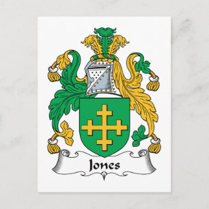 Jones Family Crest Briefkaart