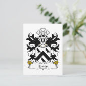Jones Family Crest Briefkaart (Staand voorkant)