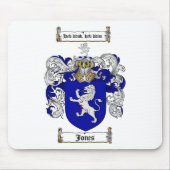 JONES FAMILY CREST - JONES COAT WAPENS MUISMAT (Voorkant)
