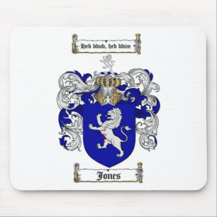 JONES FAMILY CREST - JONES COAT WAPENS MUISMAT