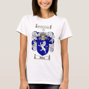 JONES FAMILY CREST - JONES COAT WAPENS T-SHIRT