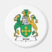 Jones Family Crest Magneet (Voorkant)