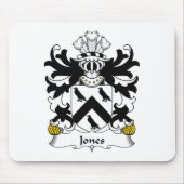 Jones Family Crest Muismat (Voorkant)