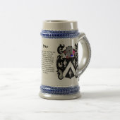 Jones Family Crest Stein Bierpul (Voorkant rechts)