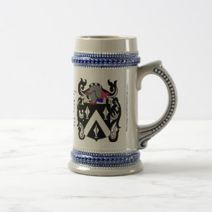 Jones Family Crest Stein Bierpul