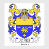 Jones Family Crest Sticker (Vel)