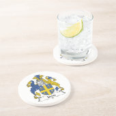 Jones Family Crest Zandsteen Onderzetter (Zijkant)