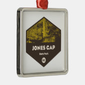 Jones Gap State Park South Carolina Metalen Ornament (Rechts)