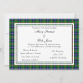 Jones Scottish Wedding Invitation Kaart (Voorkant)