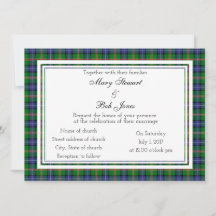 Jones Scottish Wedding Invitation