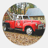  Jones sleepwagen Ronde Sticker (Voorkant)