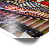 Jones Street, Savannah (OIL EFFECT) Foto Afdruk (Hoek)